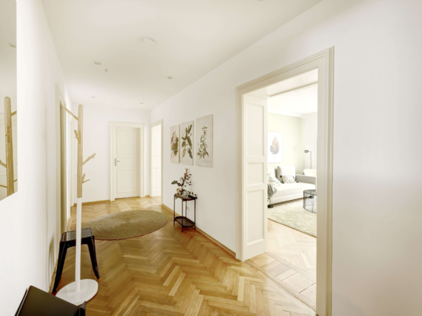 NEU  FERTIG ZUM EINZIEHEN – MÖBLIERTE ALTBAUWOHNUNG IN MÜNCHEN!